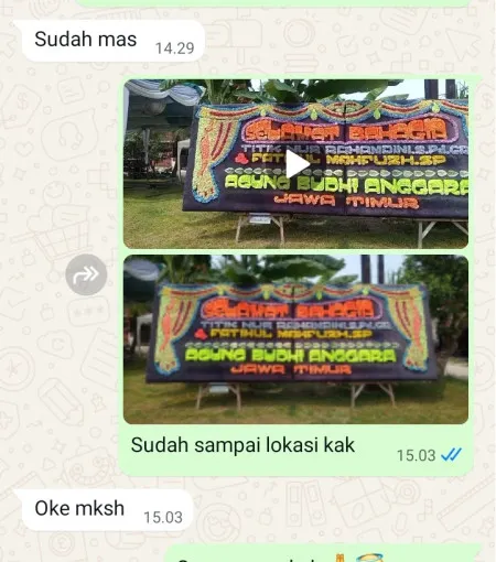 Pengiriman Papan Bunga Ringinharjo Gubug